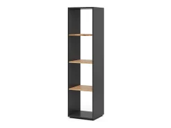 Separador de ambientes antracita/roble dorado 36.8x33.8x144.9 ludus