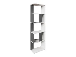 Separador de ambientes antracita/blanco 45x23.6x162.6