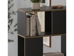 Separador de ambientes antracita/roble 60x24x124.5 eneos