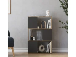 Separador de ambientes antracita/roble 60x24x94 eneos
