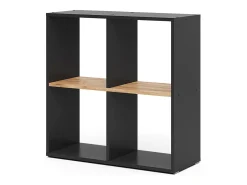 Separador de ambientes antracita/roble dorado 72x29x72.6 tetra