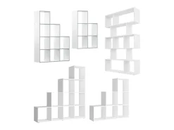 Separador de ambientes blanco 106x25x161.5 aramis