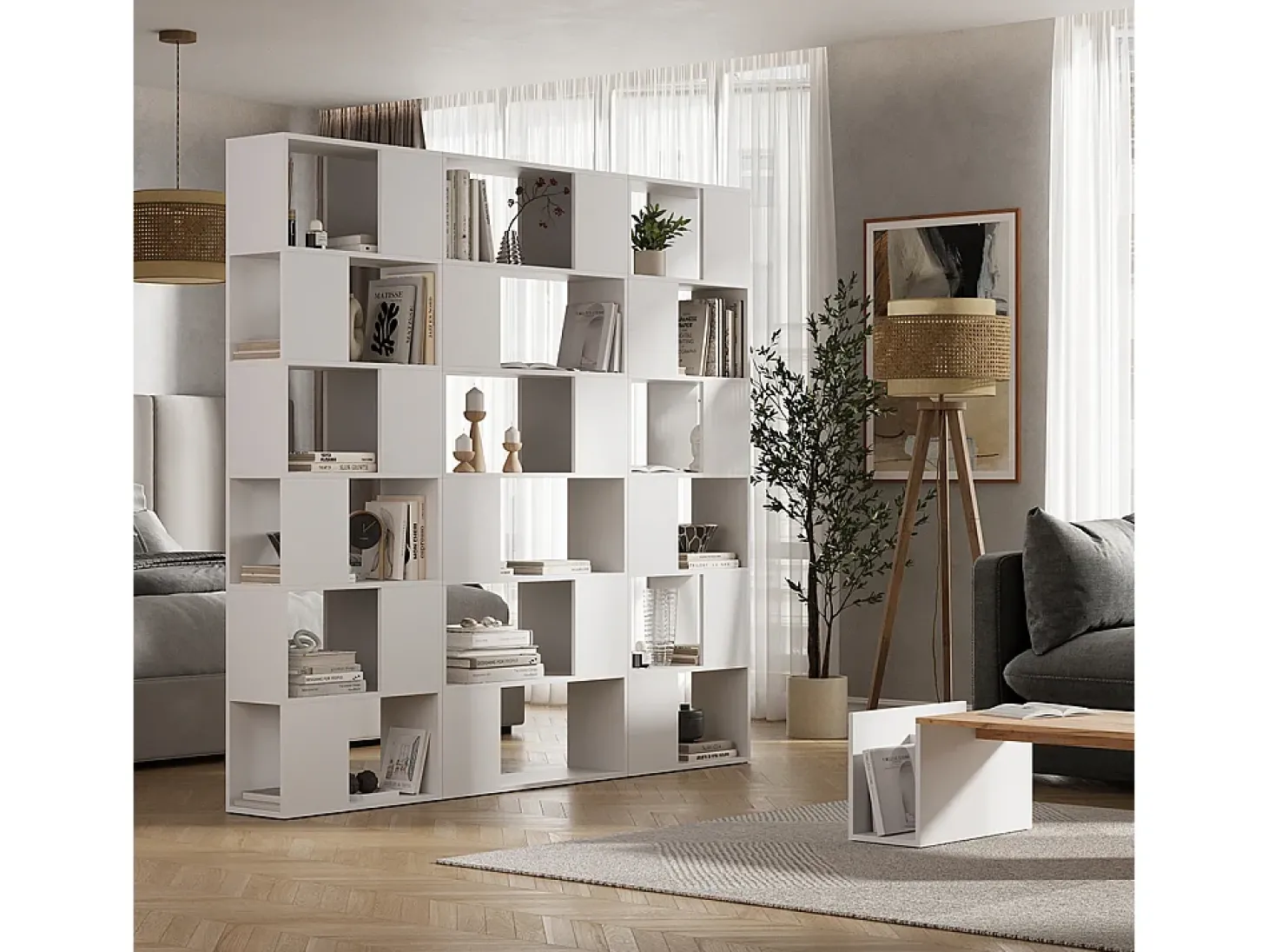 Separador de ambientes blanco 60x24x186 eneos