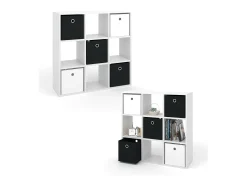 Separador de ambientes blanco 82.8x26x82.8 hylda