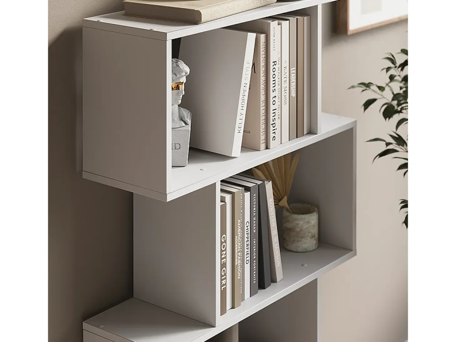 Separador de ambientes blanco 70x23.8x132.1 levio