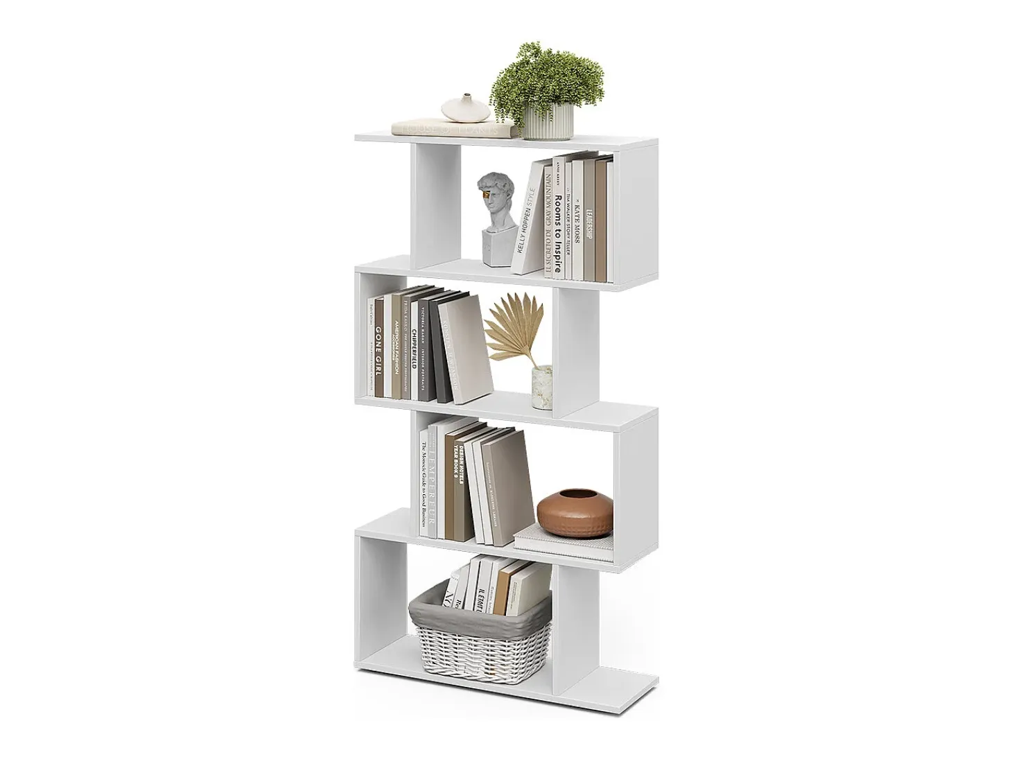 Separador de ambientes blanco 70x23.8x132.1 levio