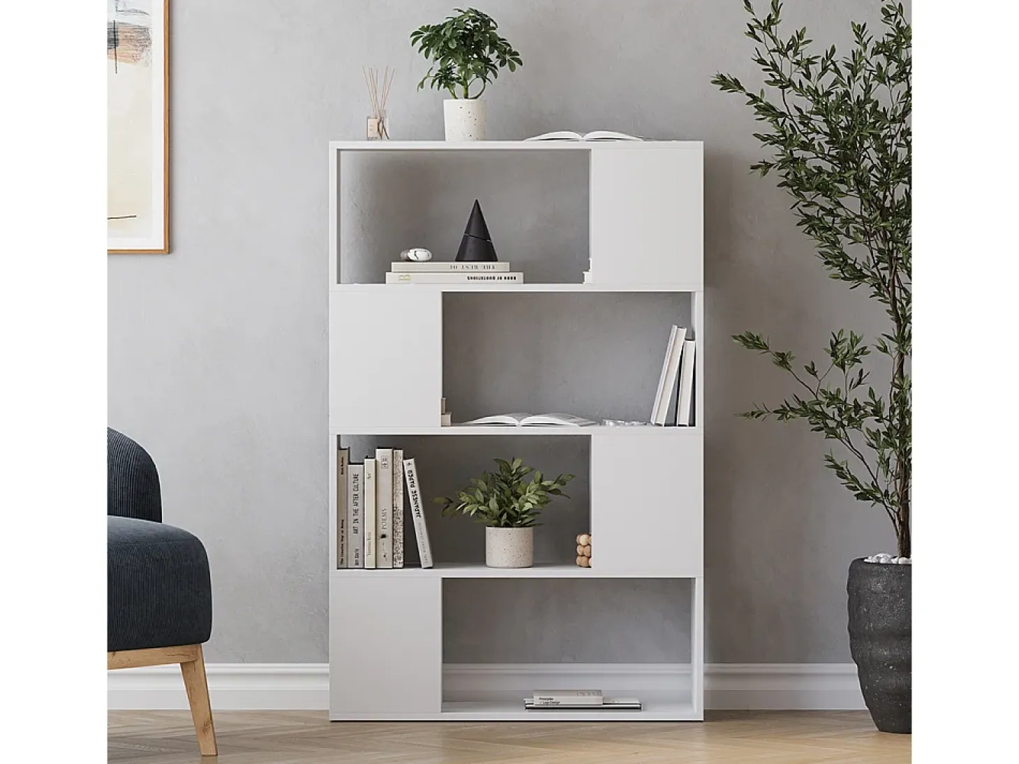 Separador de ambientes blanco 80x24x124.5 eneos