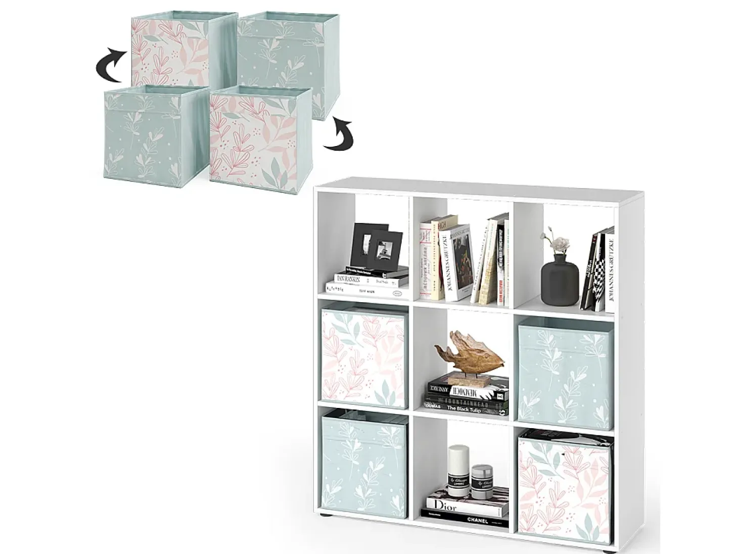 Separador de ambientes blanco 104x29x108 nove