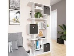 Separador de ambientes blanco 92x29x187.7 cube
