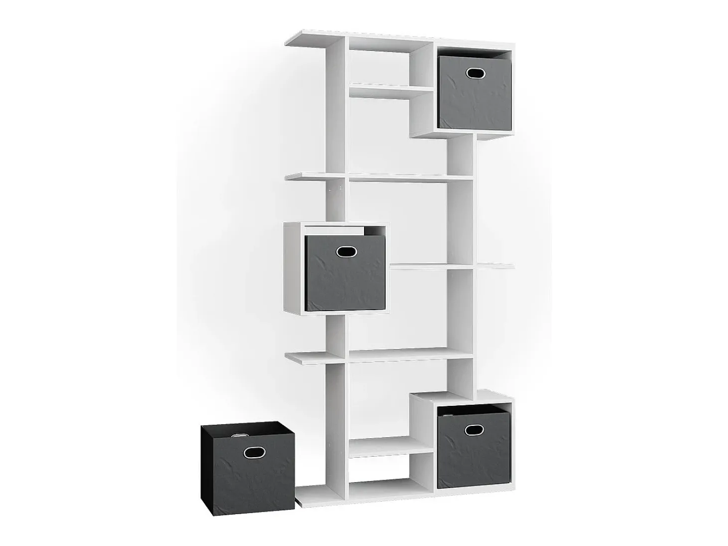 Separador de ambientes blanco 92x29x187.7 cube