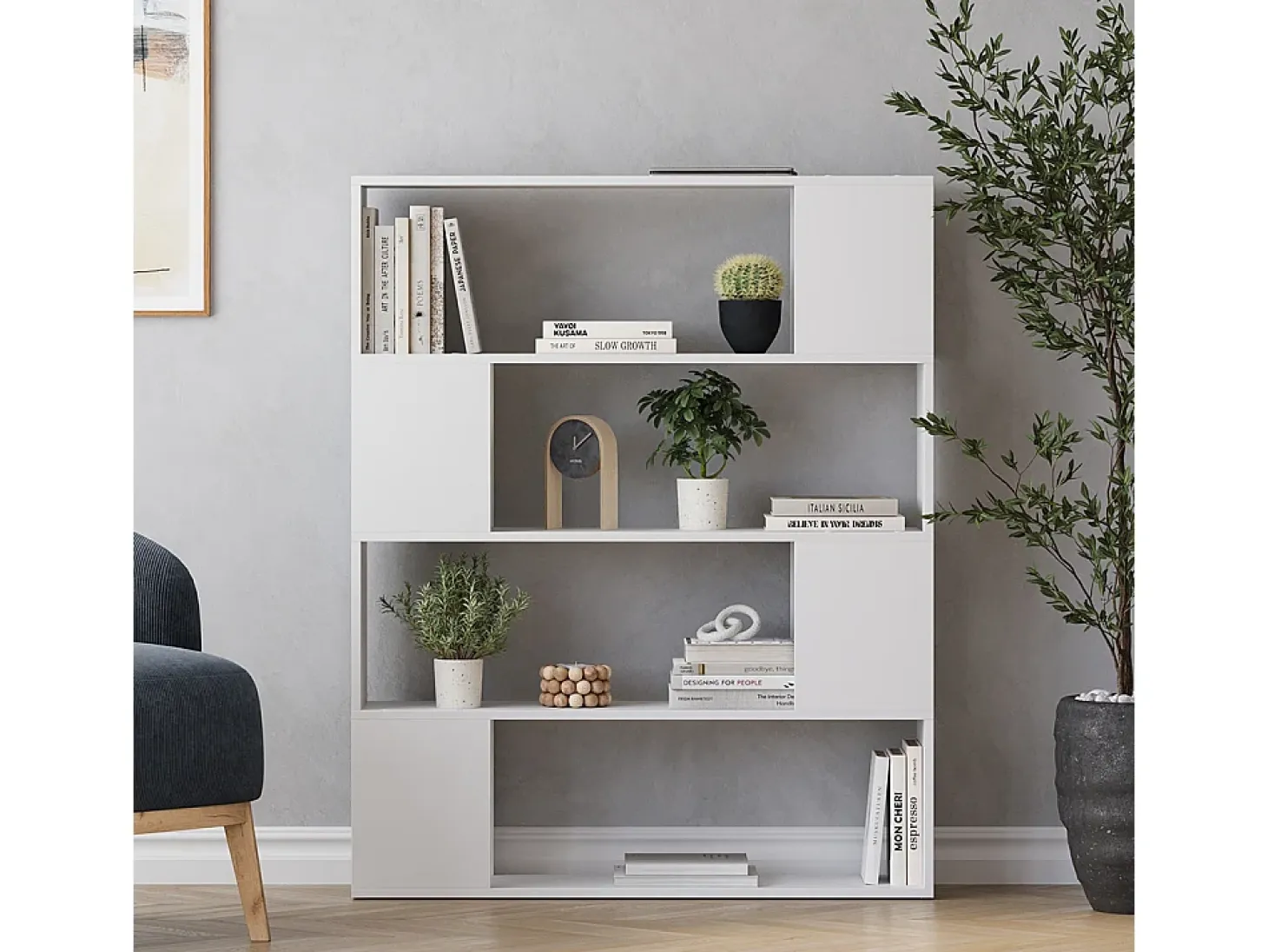 Separador de ambientes blanco 100x24x124.5 eneos