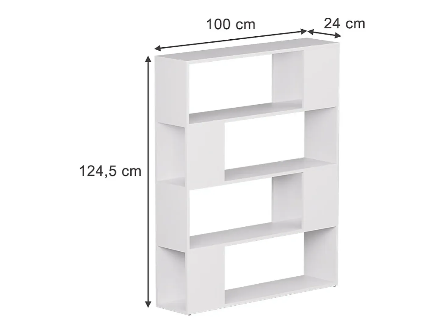 Separador de ambientes blanco 100x24x124.5 eneos