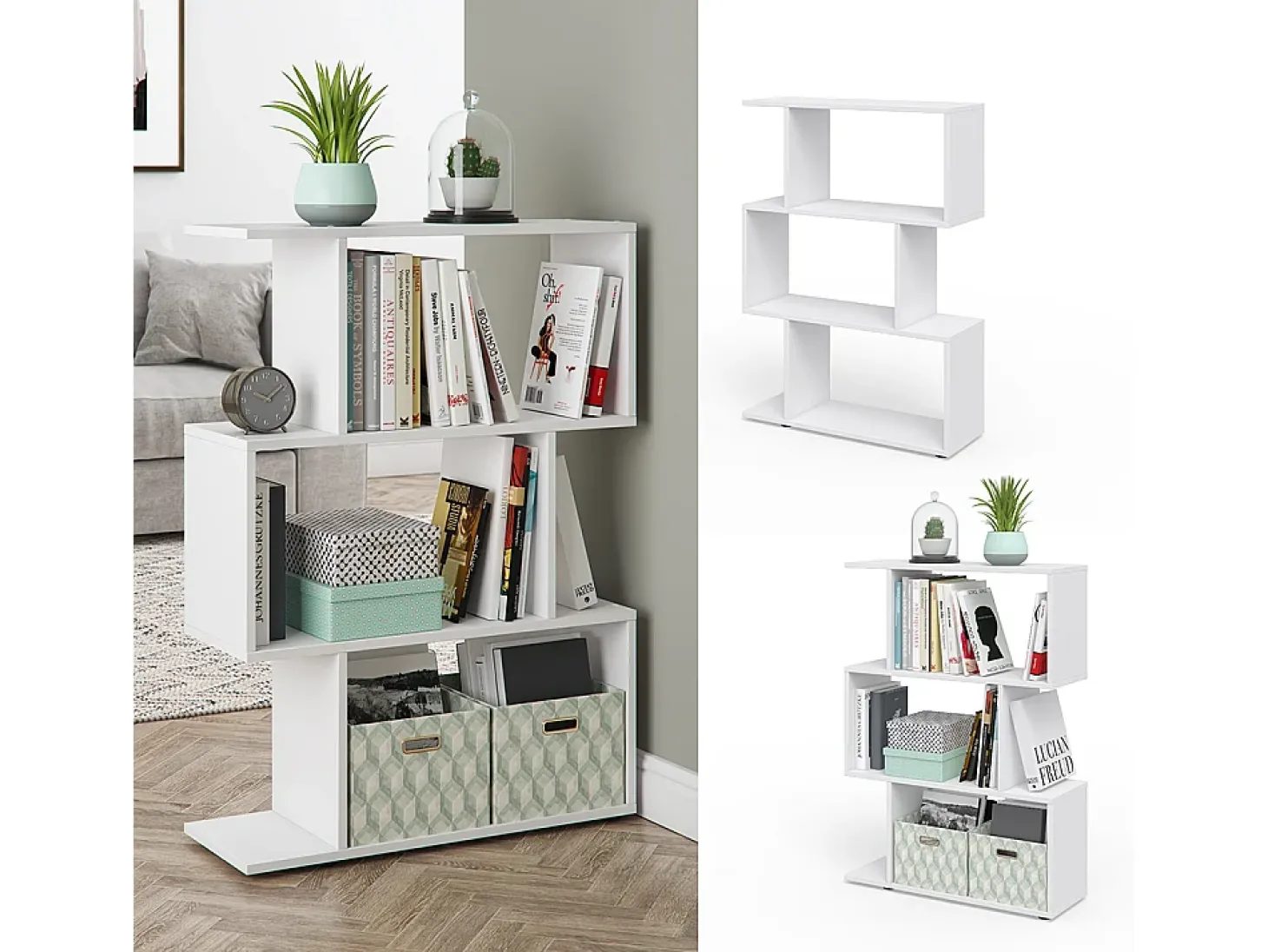 Separador de ambientes blanco 70x23.8x97.4 levio