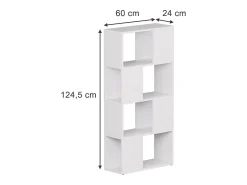 Separador de ambientes blanco 60x24x124.5 eneos