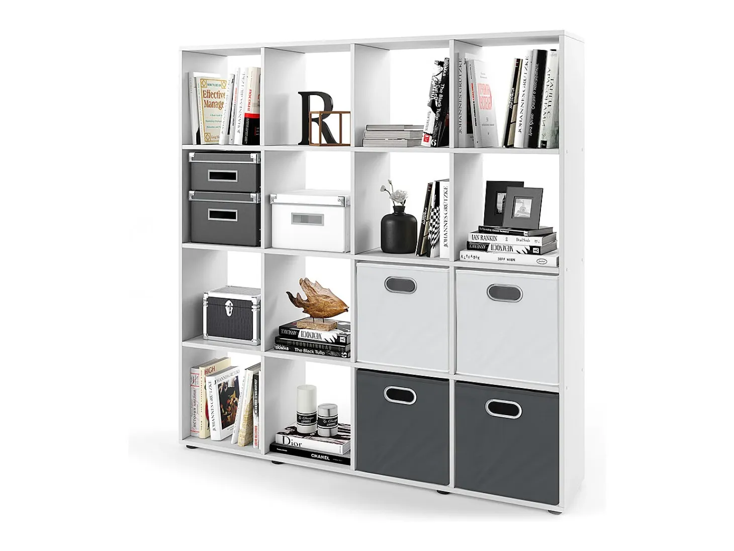 Separador de ambientes blanco 138.5x29x142.5 karree