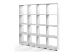Separador de ambientes blanco 138.5x29x142.5 karree