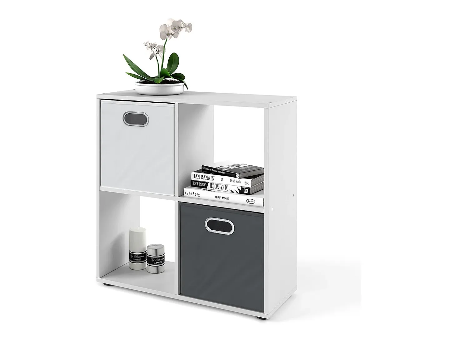 Separador de ambientes blanco 72.6x29x72 tetra