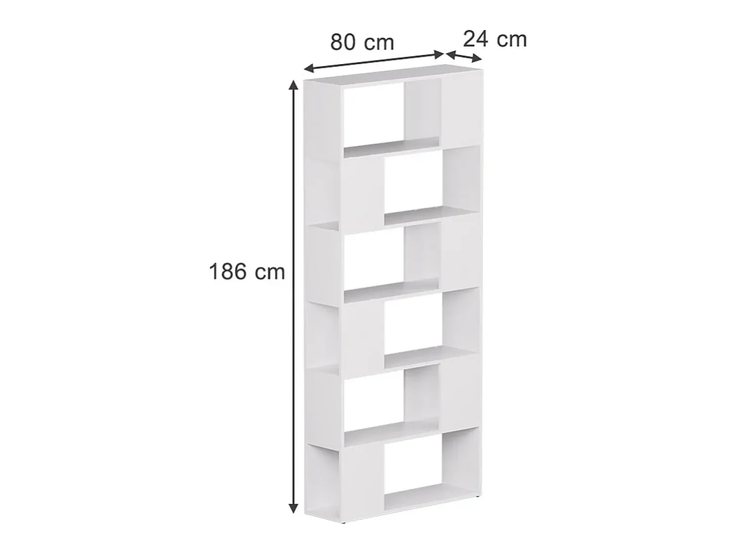 Separador de ambientes blanco 80x24x186 eneos