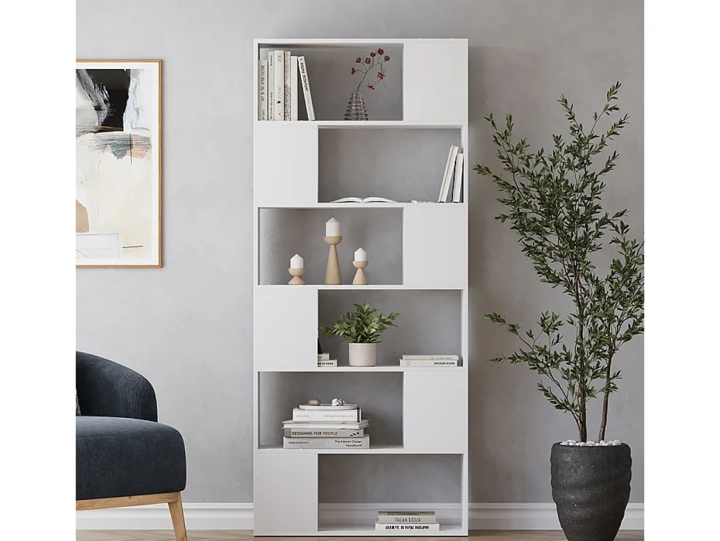 Separador de ambientes blanco 80x24x186 eneos