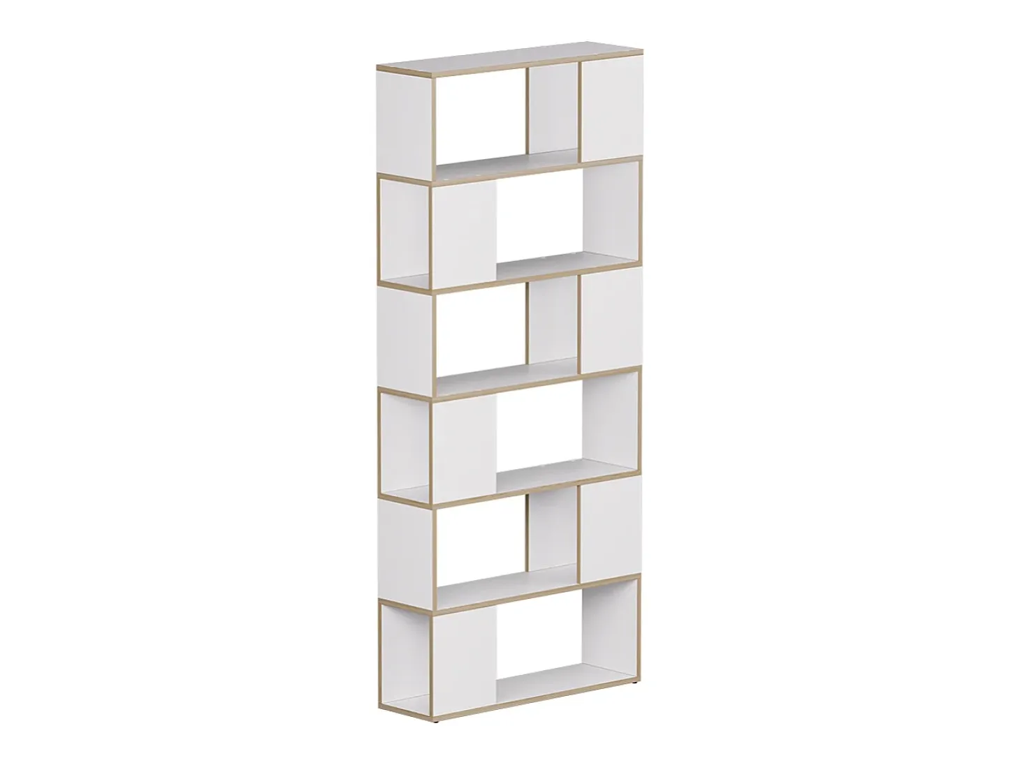 Separador de ambientes blanco/roble 80x24x186 eneos