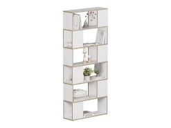 Separador de ambientes blanco/roble 80x24x186 eneos
