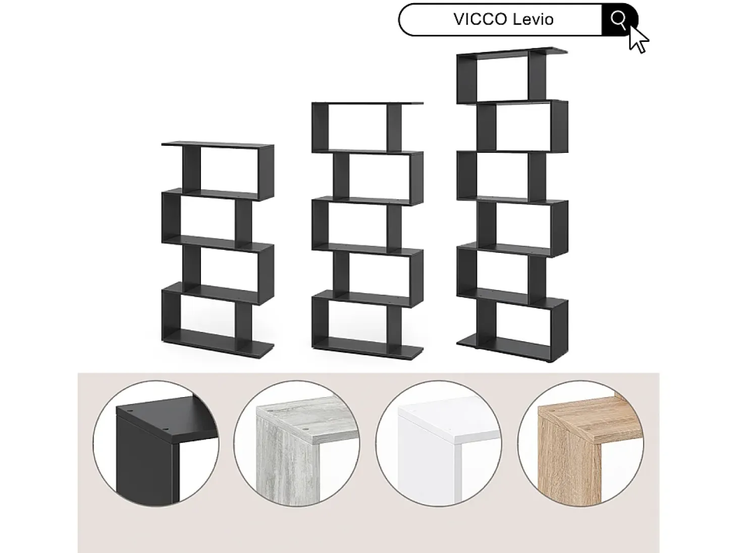 Separador de ambientes blanco 70x23.8x164.1 levio