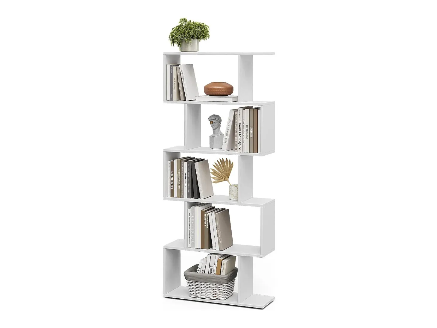 Separador de ambientes blanco 70x23.8x164.1 levio
