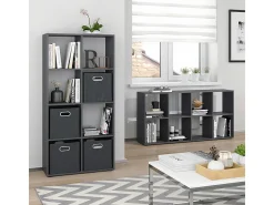 Separador de ambientes gris 143x29x72 scutum