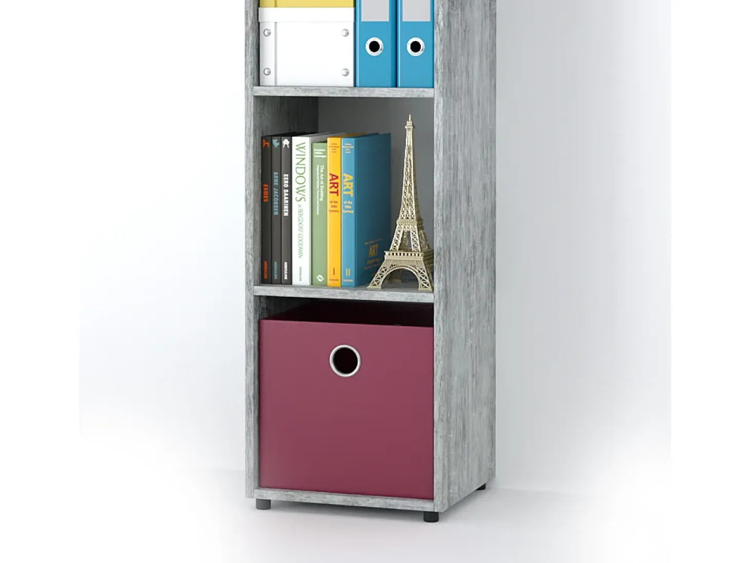 Separador de ambientes gris 142.5x33x36.2 ludus