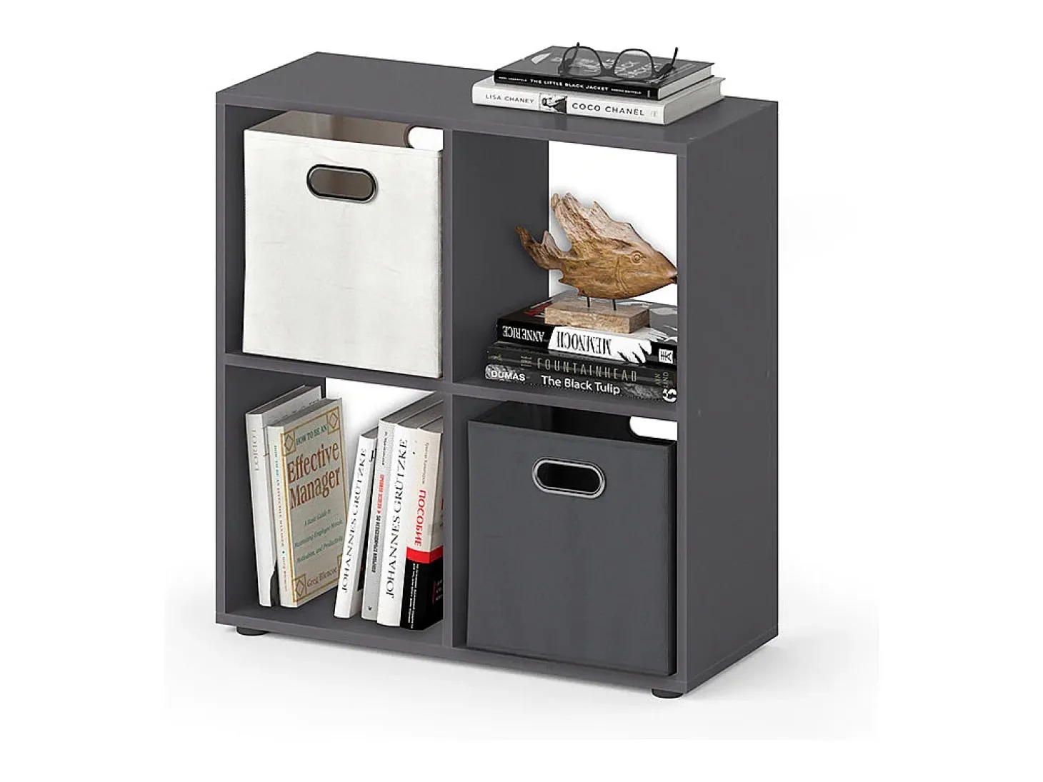 Separador de ambientes gris 72.6x29x72 tetra