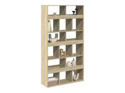 Separador de ambientes madera roble Sonoma 100x33x187,5 cm