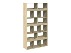 Separador de ambientes madera roble Sonoma 100x33x187,5 cm