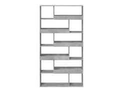 Separador de ambientes madera gris hormigón 100x33x187,5 cm