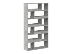 Separador de ambientes madera gris hormigón 100x33x187,5 cm