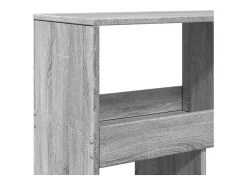 Separador de ambientes madera gris Sonoma 100x33x125,5 cm
