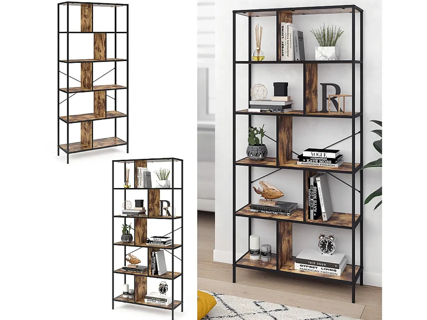 Separador de ambientes madera antigua 80x30x180 fyrk