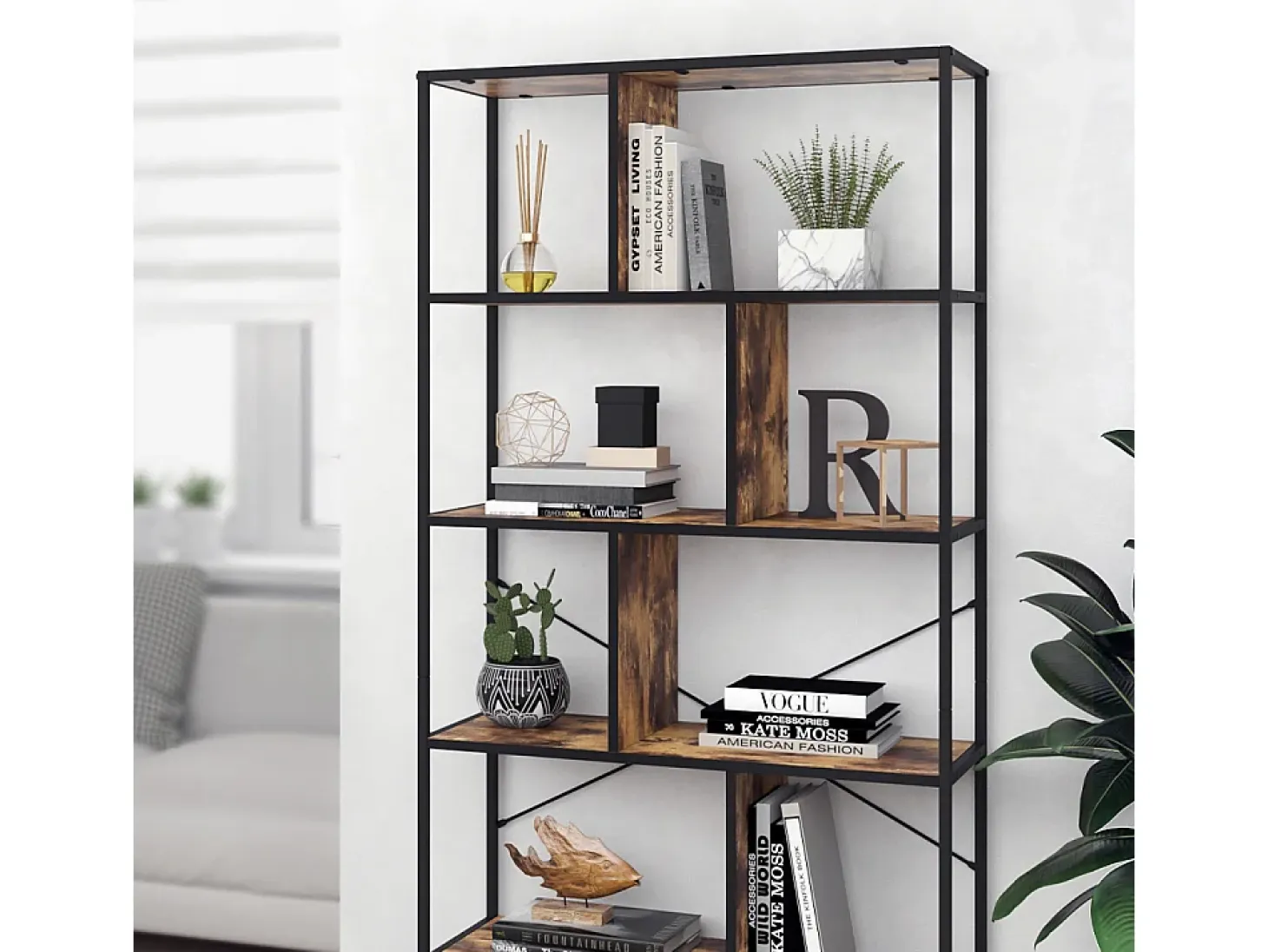 Separador de ambientes madera antigua 80x30x180 fyrk
