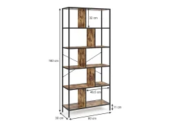 Separador de ambientes madera antigua 80x30x180 fyrk