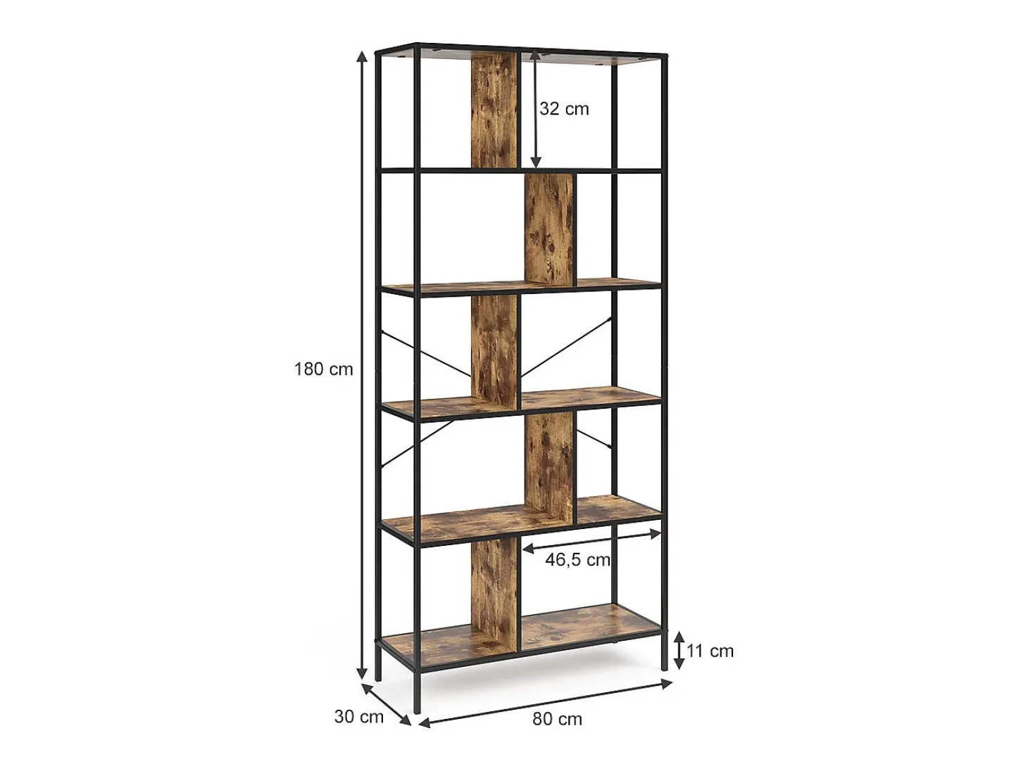Separador de ambientes madera antigua 80x30x180 fyrk