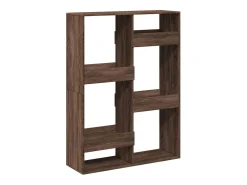 Separador de ambientes madera marrón roble 100x33x135 cm