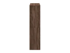 Separador de ambientes madera marrón roble 100x33x135 cm