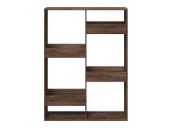 Separador de ambientes madera marrón roble 100x33x135 cm