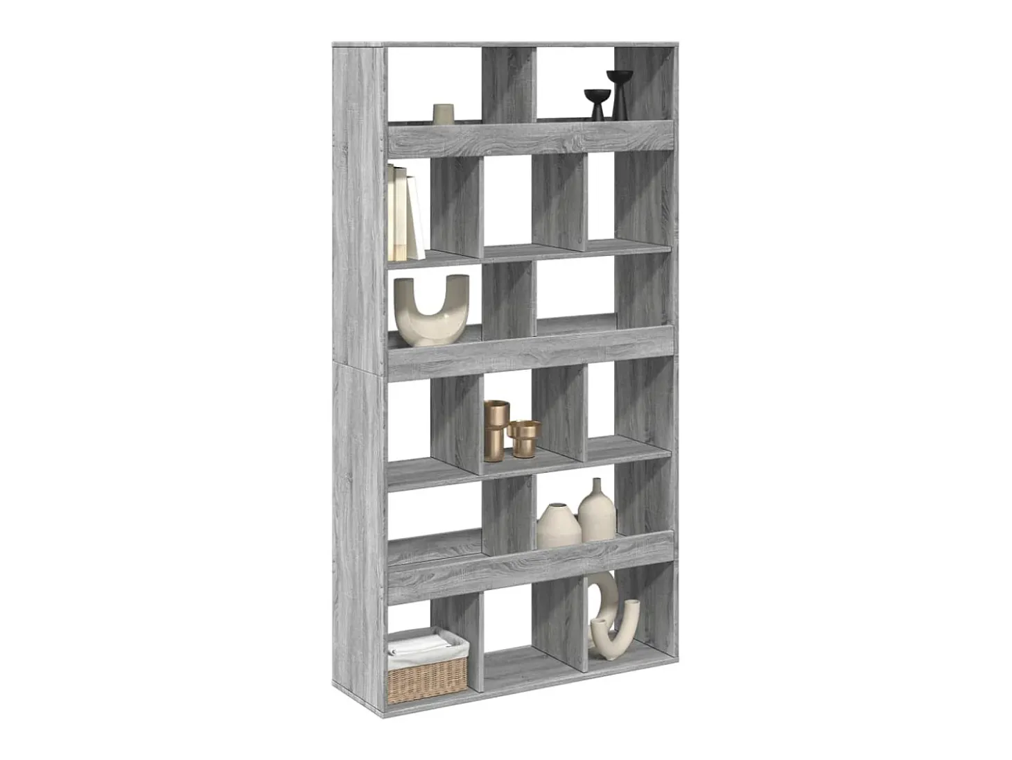 Separador de ambientes madera gris Sonoma 100x33x187,5 cm
