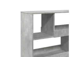 Separador de ambientes madera gris hormigón 100x33x94,5 cm