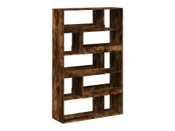 Separador de ambientes madera roble ahumado 100x33x156,5 cm