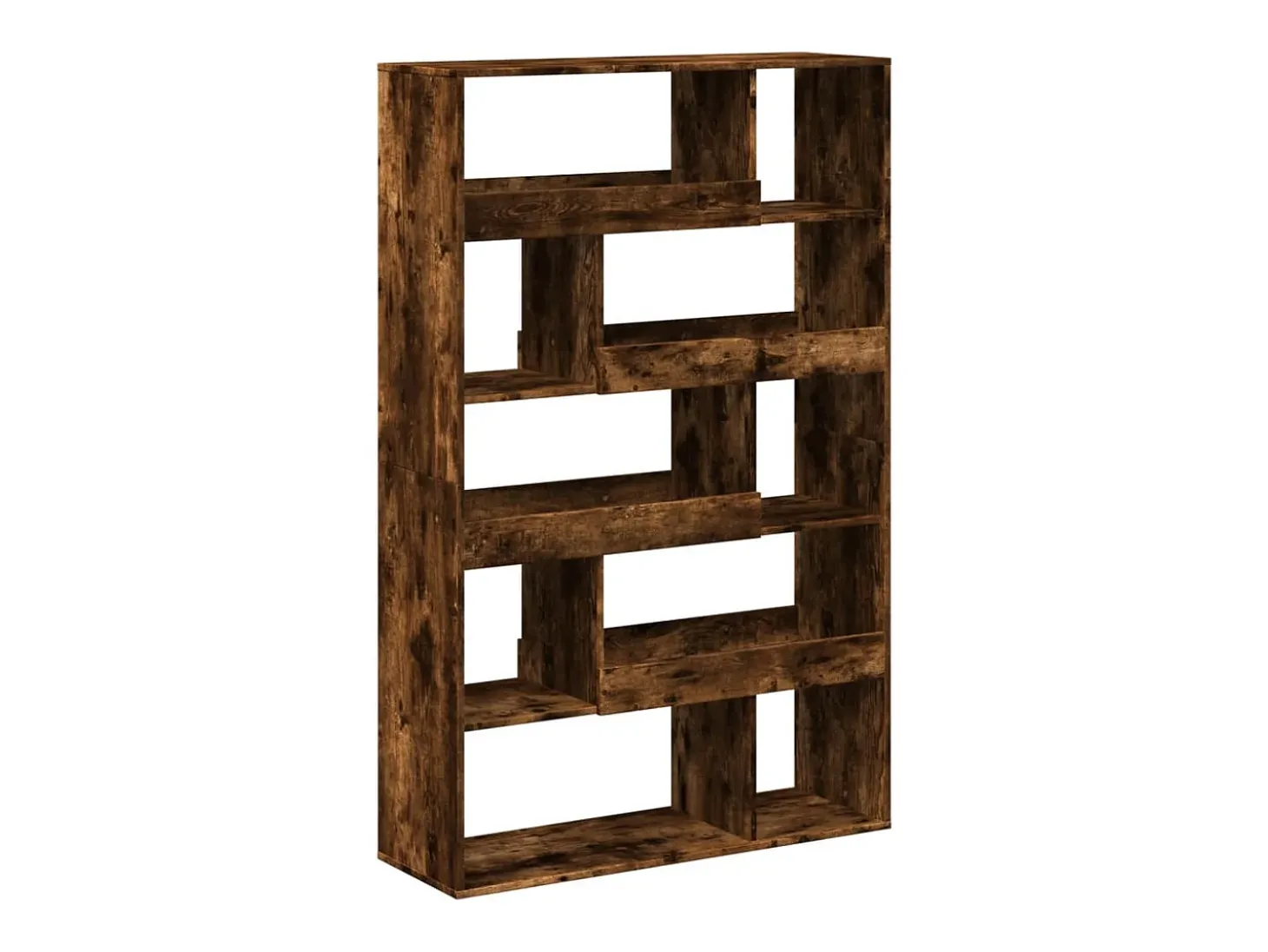 Separador de ambientes madera roble ahumado 100x33x156,5 cm
