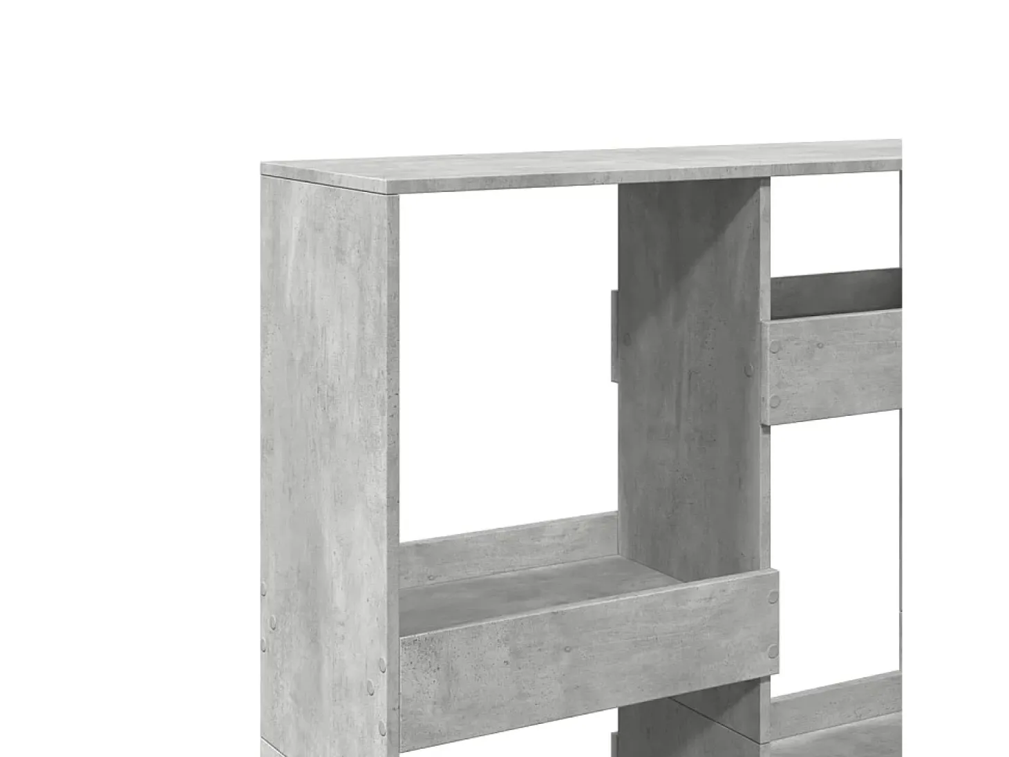 Separador de ambientes madera gris hormigón 100x33x135 cm