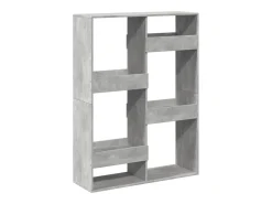 Separador de ambientes madera gris hormigón 100x33x135 cm