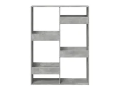 Separador de ambientes madera gris hormigón 100x33x135 cm