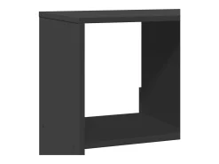 Separador de ambientes madera ingeniería negro 100x33x125,5 cm